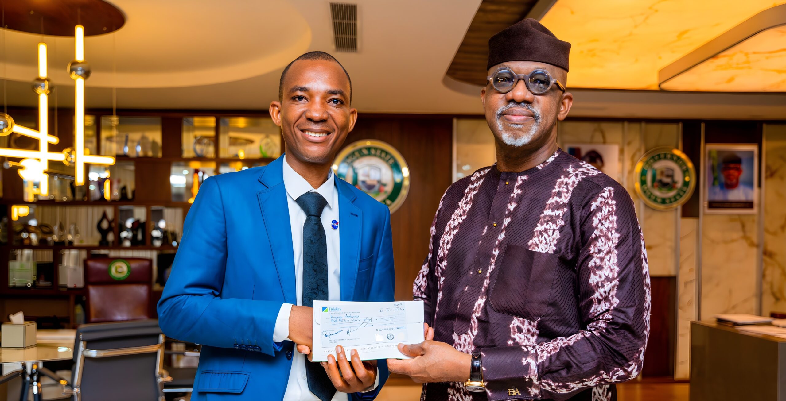 Ogun Governor Rewards Math Teacher with N5m, House, for Winning Global Award